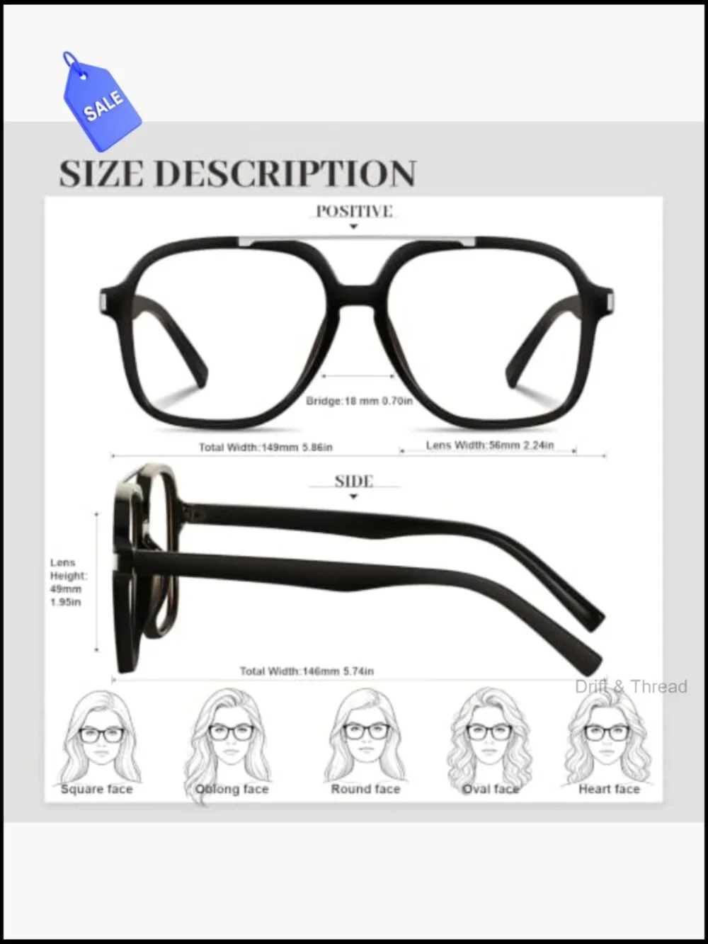 Retro Square Aviator Blue Light Blocking Glasses for Women Men Computer TV